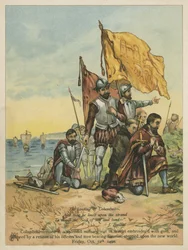 Kolumbus erreicht die Neue Welt